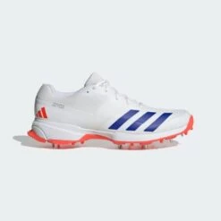 2024 Adidas 22YDS Full Spike Cricket Shoes - White/Blue/Red -Konii Store 22yds shoes white ig6752 01 standard