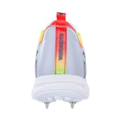 2023 Kookaburra KC 2.0 Spike Cricket Shoes - White/Red/Yellow -Konii Store 3r2314 kc2.0 red yellow spike heel 1