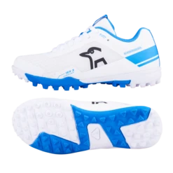2024 Kookaburra KC 5.0 Rubber Junior Cricket Shoes - White/Royal