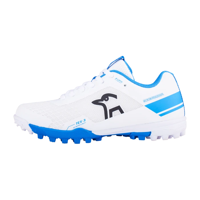 2024 Kookaburra KC 5.0 Rubber Junior Cricket Shoes - White/Royal 4 2024 Kookaburra KC 5.0 Rubber Junior Cricket Shoes - White/Royal - Image 4