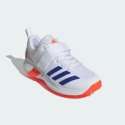 2024 Adidas Adipower Vector 20 Cricket Shoes - White/Blue/Red -Konii Store adipower vector 20 shoes white ig6750 04 standard