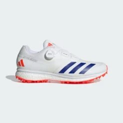 2024 Adidas 22YDS SL22 Boost Cricket Shoes - White/Blue/Red -Konii Store adizero boost sl22 shoes white ig6751 01 standard