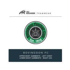 Bovingdon FC Black Adidas Stadium Jacket