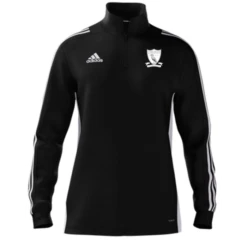 Chilham FC Adidas Black Zip Junior Training Top