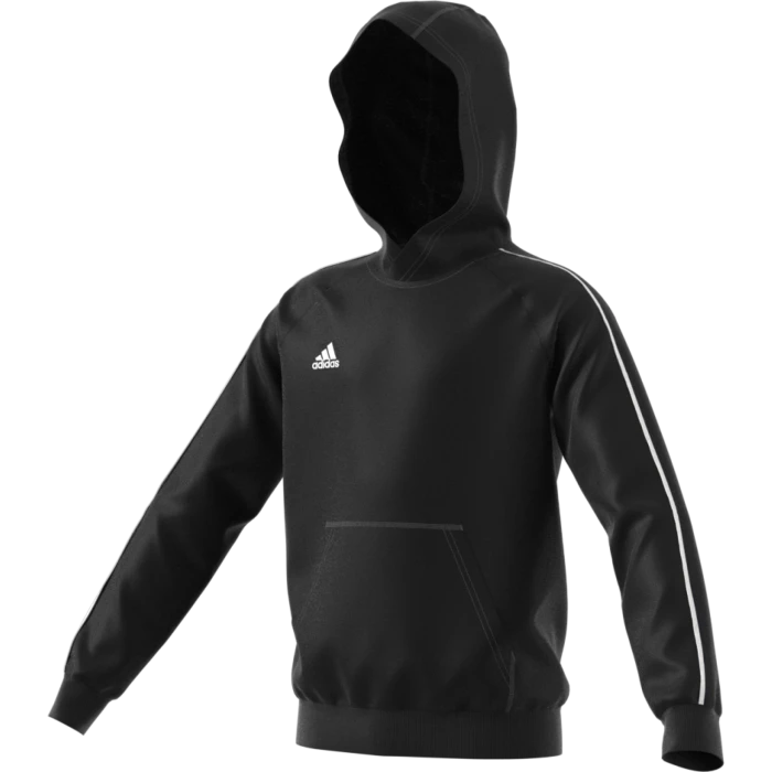 Malvern College Adidas Black Fleece Hoody 1 Malvern College Adidas Black Fleece Hoody