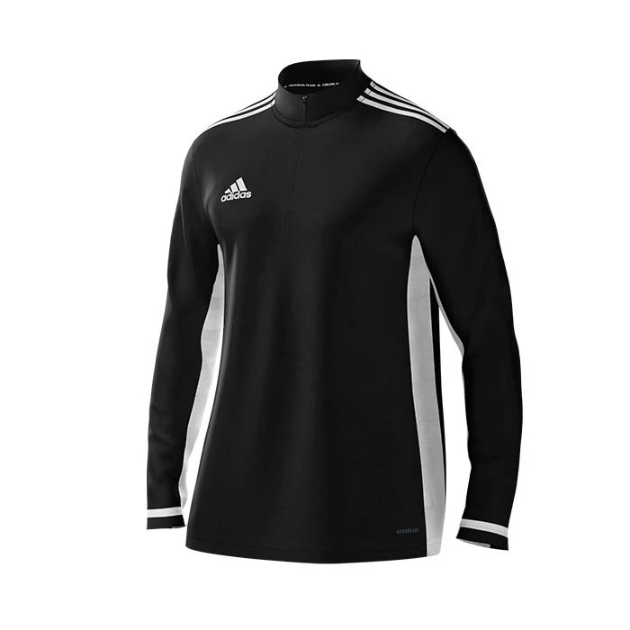 Adidas Black 1/4 Zip Sports Training Top Jersey 1 Adidas Black 1/4 Zip Sports Training Top Jersey