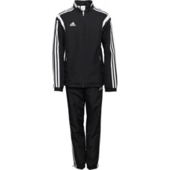 Adidas Junior Black Presentation Tracksuit