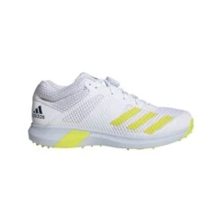 2023 Adidas AdiPower Vector Mid Bowling Cricket Shoes - Acid Yellow -Konii Store h67479 ftw photo side lateral center white min 1