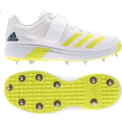 2023 Adidas Adipower Vector Cricket Shoes - Acid Yellow -Konii Store h67585 ftw photo standard white min 1