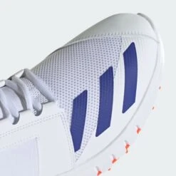 2024 Adidas Howzat Spike 20 Cricket Shoes - White/Blue/Red -Konii Store howzat spike 20 shoes white ig6753 42 detail