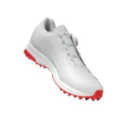 2024 Adidas 22YDS SL22 Boost Cricket Shoes - White/Blue/Red -Konii Store ig6751 2 footwear zip turntable 3d 4 white