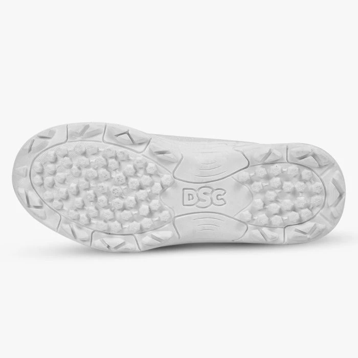 2024 DSC RIGOR X JUNIOR RUBBER CRICKET SHOES - WHITE/RED 2 2024 DSC RIGOR X JUNIOR RUBBER CRICKET SHOES - WHITE/RED - Image 2